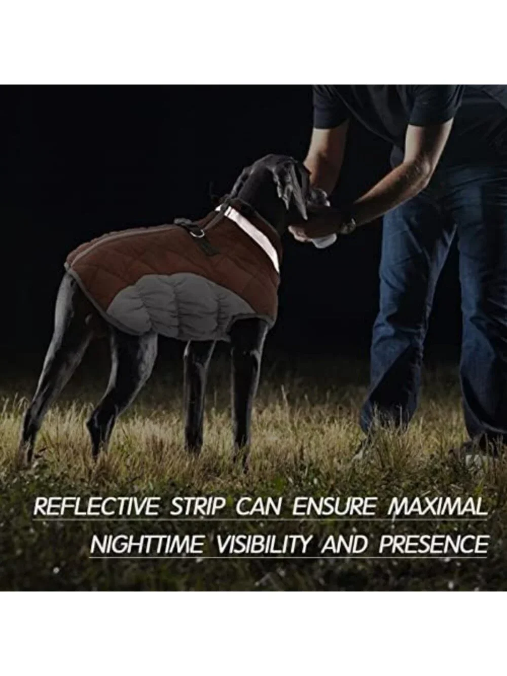 Cozy Fleece Dog Coat for Large Dogs - Warm Winter Jacket with Harness Attachment